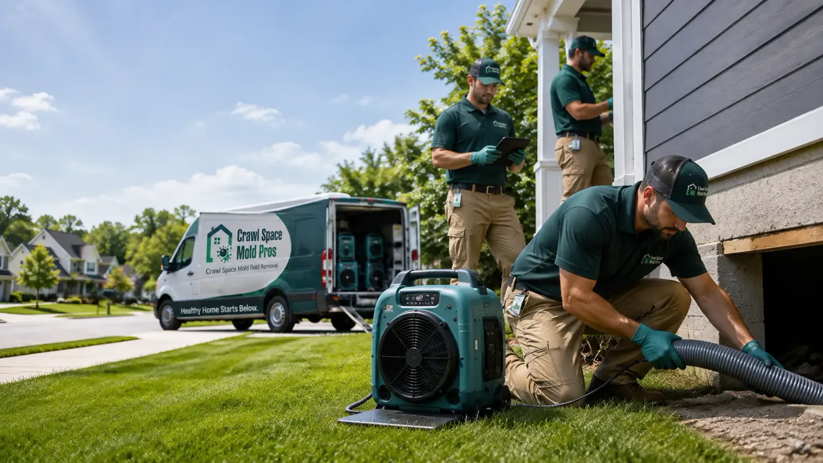 Crawl Space Mold Removal in Manchester, IA